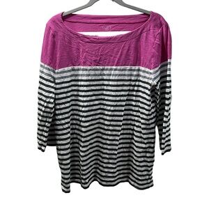 LOFT Outlet|Boatneck Tee|Size Large